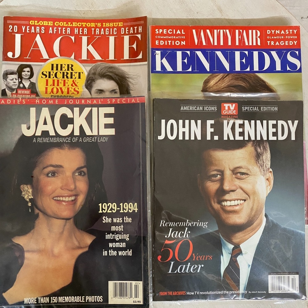 JFK MAGAZINES: Kennedy Magazine Lot‎ of 4